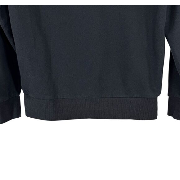 Hurley Black with gray and white screen print sweatshirt with hood Size Small - Picture 10 of 11